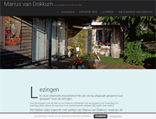 Tablet Screenshot of expositieruimtedemantel.nl